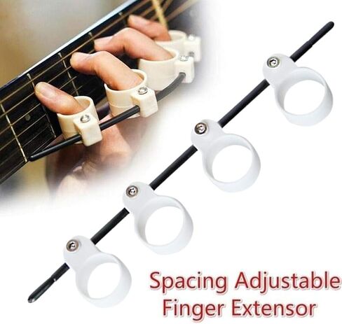 Adjustable Finger Expander, Guitar Finger Expansion Finger Exerciser Guitar Beginner Finger Expander for Piano Guitar Musical Instrument Accessories(Black/Man) in Saudi Arabia