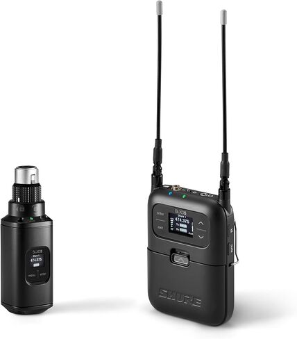 Shure SLXD35 المحمولة نظام الإضافات اللاسلكية الرقمية المحمولة مع جهاز إرسال سداد SLXD3 ومستقبل SLXD5 أحادي القناة | G58 Band (SLXD35-G58) in Saudi Arabia