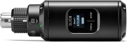 Shure SLXD35 المحمولة نظام الإضافات اللاسلكية الرقمية المحمولة مع جهاز إرسال سداد SLXD3 ومستقبل SLXD5 أحادي القناة | G58 Band (SLXD35-G58) in Saudi Arabia