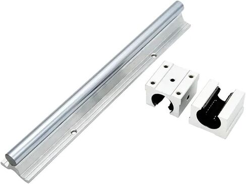 2pcs SBR10 SBR12 SBR16 SBR20 SBR25 Linear Guide SBR-UU Slider Bracket Suitable for CNC Parts XYZ Axis 3D Router(2SBR20 4UU,300mm) in Saudi Arabia
