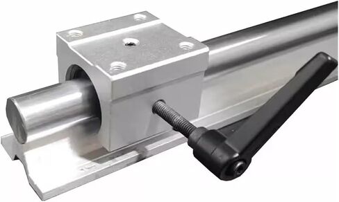 2pcs SBR10 SBR12 SBR16 SBR20 SBR25 Linear Guide SBR-UU Slider Bracket Suitable for CNC Parts XYZ Axis 3D Router(2SBR20 4UU,300mm) in Saudi Arabia