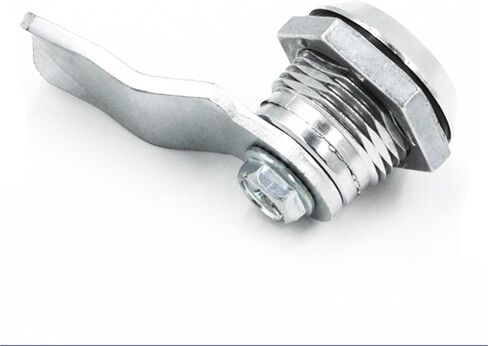 Triangular Cylinder Tubular Key Cabinet Small Flat Cam Lock Chrome Keyed Latch Tongue A6301 1Pcs(32mm) in Saudi Arabia