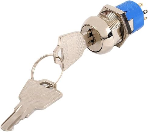 JK215 Electric Car Power Key Lock 19mm Hole Size Sightseeing Keyswitch with SPDT ON-Off Position 1Pcs in Saudi Arabia