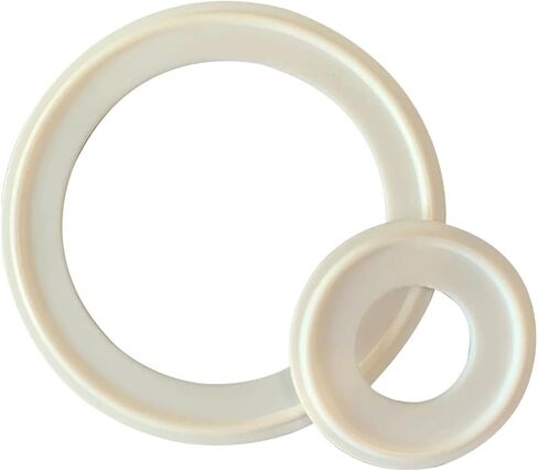 2PCS DN10 -DN200 DIN Standard 3/4 "1.5" 2 "-8" TRI Clamp PTFE Seanitary Seal Gasket Brew (DN40) in Kuwait