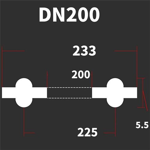 2PCS DN10 -DN200 DIN Standard 3/4 "1.5" 2 "-8" TRI Clamp PTFE Seanitary Seal Gasket Brew (DN40) in Kuwait