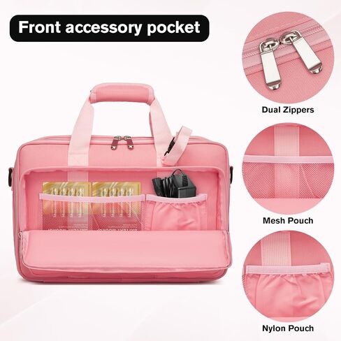 DJ Controller Case Soft Pated Carriyng Bage متوافق مع DDJ 200 / FLX2 / WEGO3 / AKAI MK3 / MASCHINE MIKRO MK3 / DJ Control INPULSE 200 / Starlight / Party Mix 2 / DJ2GO2 Touch (Pink) in Saudi Arabia
