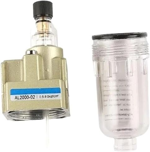 AL2000-02 وحدة المعالجة المصدر للعبوتوكات الازدواجية زيت زيت Air Air Filter Pneumatic Filter G1/4 "Port Pneumatic ضاغط (اللون: AL2000-02) in Saudi Arabia