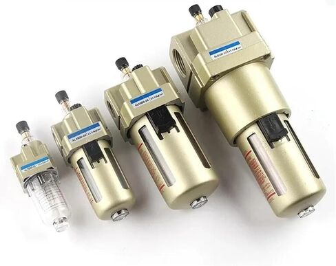 AL2000-02 وحدة المعالجة المصدر للعبوتوكات الازدواجية زيت زيت Air Air Filter Pneumatic Filter G1/4 "Port Pneumatic ضاغط (اللون: AL2000-02) in Saudi Arabia