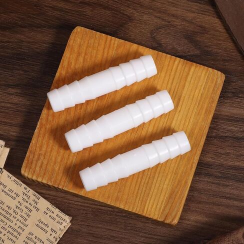 6 PCS خرطوم البلاستيك تركيب بارب ، 1/2 "× 1/2" موصلات أنابيب أبيض شبكية شائكة محول الاتحاد in Kuwait