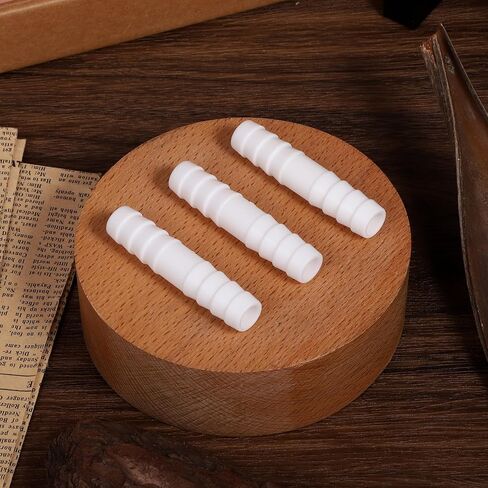 6 PCS خرطوم البلاستيك تركيب بارب ، 1/2 "× 1/2" موصلات أنابيب أبيض شبكية شائكة محول الاتحاد in Kuwait