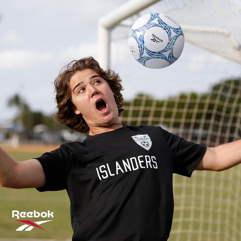 Reebok - Premium Soccer Ball, Advanced Build for Control & Durability, Size 5 in Saudi Arabia