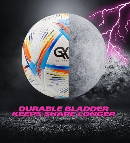 Thermo Bonded Polyurethane Soccer Ball Size 5 – Professional Grade PU Material, USA Quality Outdoor Sports, Premium Size 5 Soccer Ball for Training & Competitive Matches in Kuwait