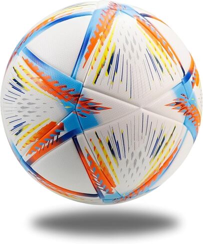 Thermo Bonded Polyurethane Soccer Ball Size 5 – Professional Grade PU Material, USA Quality Outdoor Sports, Premium Size 5 Soccer Ball for Training & Competitive Matches in Kuwait