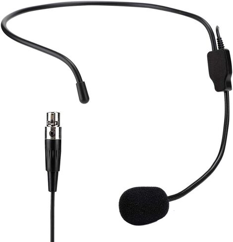 PressiaMini XLR 3 Pins TA3F Plug Professional Head Wear Mic l Mini XLR Headset Mic 18×15×3 Mini XLR 3 Pins Ta3F Plug Professional Head Wear Mic Headset Microphone in Saudi Arabia