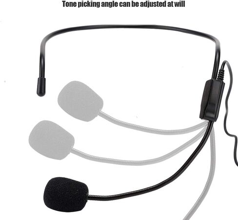 PressiaMini XLR 3 Pins TA3F Plug Professional Head Wear Mic l Mini XLR Headset Mic 18×15×3 Mini XLR 3 Pins Ta3F Plug Professional Head Wear Mic Headset Microphone in Saudi Arabia