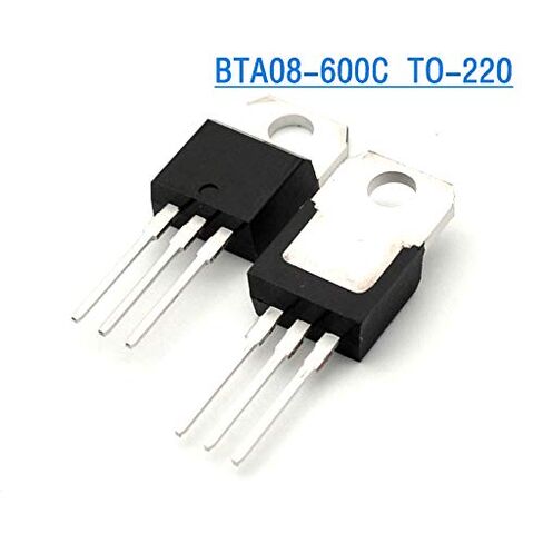 10pcs BTA08-600C TO-220 BTA08-600 TO-220 BTA08 08-600C جديد وأصلي IC in Saudi Arabia