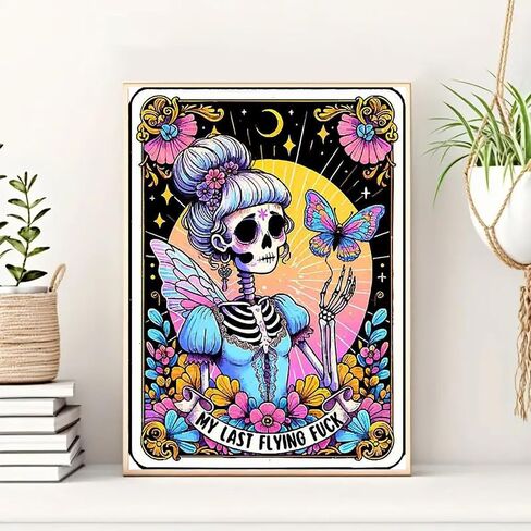 wavaiov 5D Skull Diamond Painting Kits for Adults, Skeleton Diamond Art Kits for Beginner, DIY Round Full Drill Diamond Paint by Diamonds Gem Art for Home Decor 12x12In in Saudi Arabia