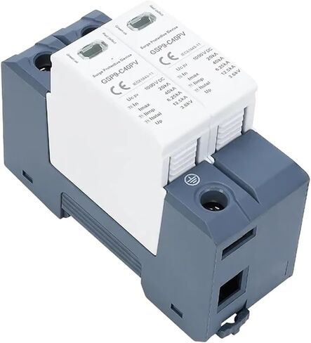 جهاز arrester GSP9 2P Solar PV Low Voltage SPD DIN RAIL DC 600V 1000V 20KA-40KA RESTRENG Lightning Protector SPD DC (الحجم: 2P 600VDC) in Kuwait
