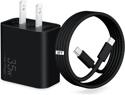 for iPad Charger, 35W USB C Super Fast Wall Charger Block for iPad Pro 13/12.9/11 inch 2025/2024/2022/2021/2020, Air 6/5th, Mini 7/6, i Pad 11/10th Generation with Long 10FT USBC Charging Cable, White in Saudi Arabia