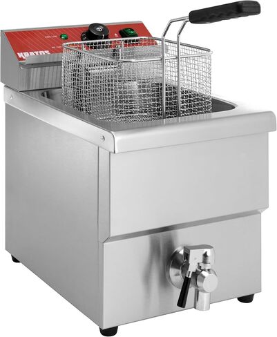 Kratos 29y-016 مقلاة كونترتوب كهربائية تجارية ، 30 رطلاً ، 208/240V ، 7000W ، 2 سلال in Saudi Arabia