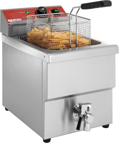 Kratos 29y-016 مقلاة كونترتوب كهربائية تجارية ، 30 رطلاً ، 208/240V ، 7000W ، 2 سلال in Saudi Arabia