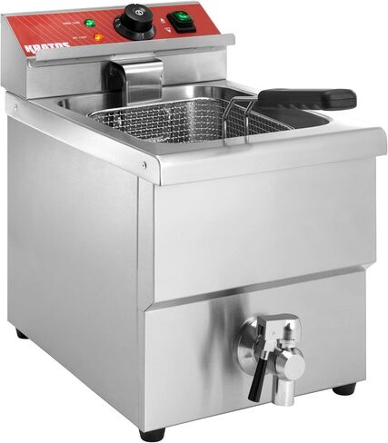 Kratos 29y-016 مقلاة كونترتوب كهربائية تجارية ، 30 رطلاً ، 208/240V ، 7000W ، 2 سلال in Saudi Arabia