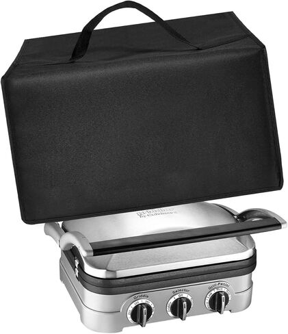 غطاء صانع شطيرة Panini Press Lid غطاء غبار نايلون مقاوم للحرارة من أجل Cuisinart Panini Press GR-4NP1 الشبكات الكهربائية/GR-5BP1 الشبكات الكهربائية (أسود) in Saudi Arabia