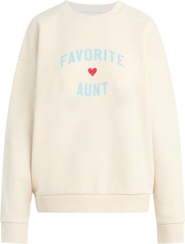 Women's Favorite Aunt Heart Logo Sweatshirt in Kuwait
