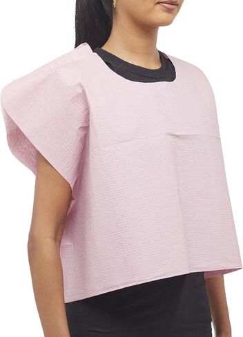 McKesson Exam Capes [100 Count] Tissue/Poly/Tissue, Disposable Medical Gowns, Front/Back Opening without Closure, Mauve in Saudi Arabia