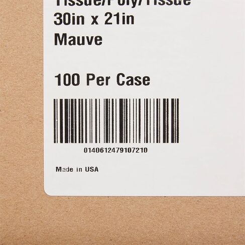 McKesson Exam Capes [100 Count] Tissue/Poly/Tissue, Disposable Medical Gowns, Front/Back Opening without Closure, Mauve in Saudi Arabia