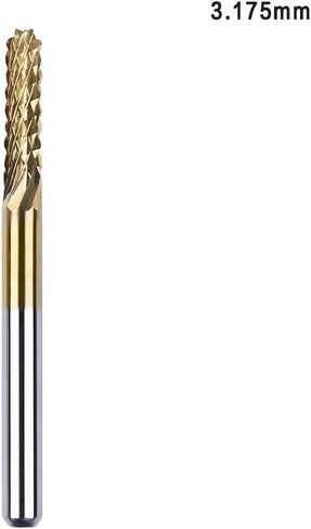 0.8mm-3.175mm Shank Coated Carbide Milling Cutter Engraving Edge Cutter CNC Router Bits End Mill for PCB Machine(2.4mm) in Kuwait