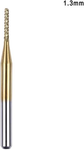 0.8mm-3.175mm Shank Coated Carbide Milling Cutter Engraving Edge Cutter CNC Router Bits End Mill for PCB Machine(2.4mm) in Kuwait