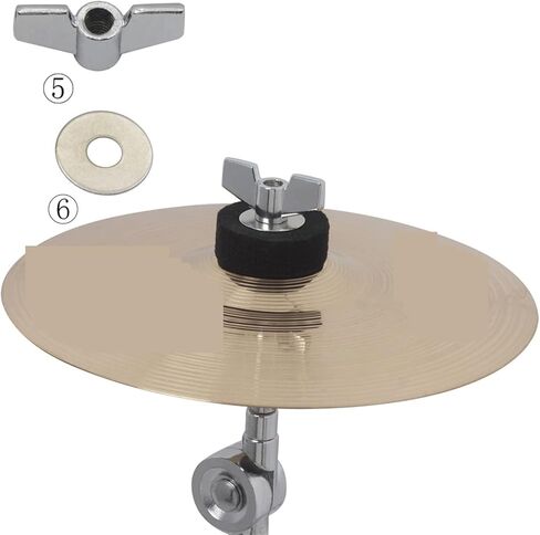 Cymbals Stand Sleeves Felts Pad 18 pcs مع بديل لمكسرات Washer Base Wing for Drum Hi-Hat Cymbal Stand Canner in Kuwait