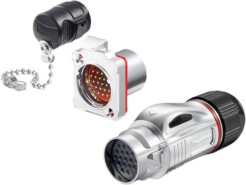 BD-24 metal aviation 24 core data signal transmission power male and female industrial connector(Male plug) in Kuwait