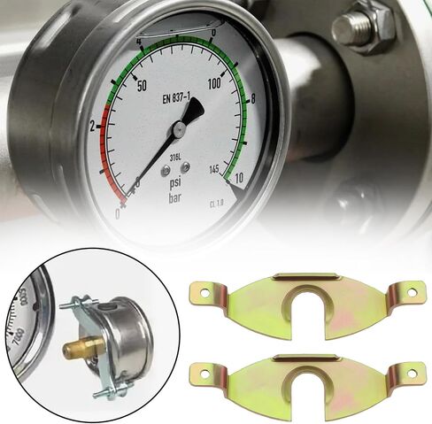 إنشاء فكرة 4pcs مقياس ضغط U-clamp متوافق مع أدوات الكربوهيدرات للالتقاط مع قطر السطح من 2-1/2 بوصات مقياس التثبيت مقياس الضغط in Saudi Arabia