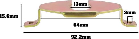 إنشاء فكرة 4pcs مقياس ضغط U-clamp متوافق مع أدوات الكربوهيدرات للالتقاط مع قطر السطح من 2-1/2 بوصات مقياس التثبيت مقياس الضغط in Saudi Arabia
