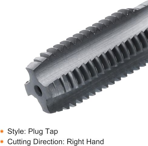 HARFINGTON M15x2 Metric Thread Tap 6542 Cobalt High-Speed Steel TiCN Coated Plug Tap Right Hand Straight Flutes Screw Threading Hand Tap in Saudi Arabia