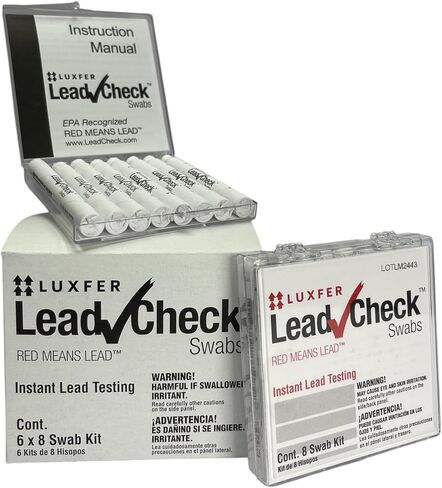 LeadCheck Swabs, Instant Lead Test, 6-Pack of 8-Pack Crystal Case in Saudi Arabia