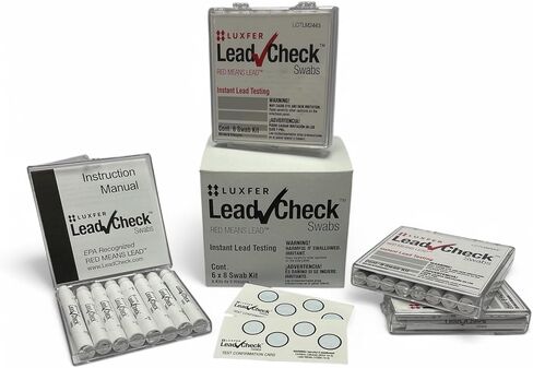 LeadCheck Swabs, Instant Lead Test, 6-Pack of 8-Pack Crystal Case in Saudi Arabia