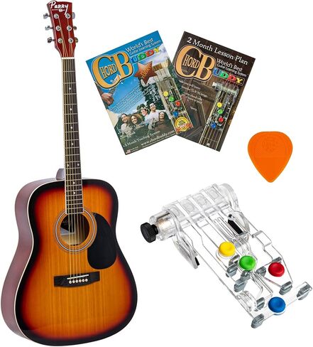 ChordBuddy Fast & EZ Guitar Learning System with Guitar by Lori Greiner in Saudi Arabia