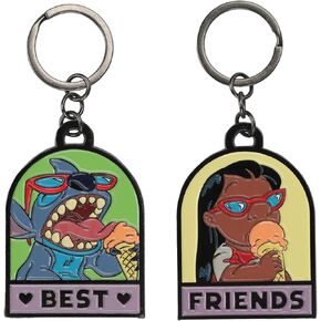 Bioworld Lilo & Stitch 2-Pack Besties Keychains