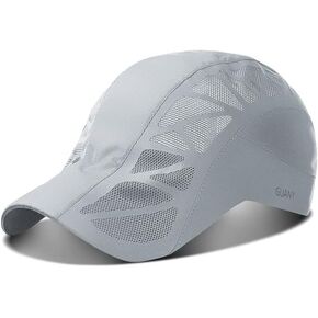 Men Mesh Cap Baseball Cap Running Hat Quick Drying Hats Unisex Breathable Sport Solid Color Snapback Hat for Unisex