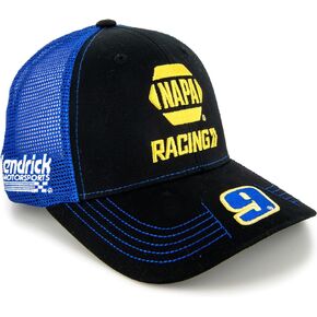 Checkered Flag Sports Chase Elliott Victory Lane NAPA Racing Team Mesh Hat Black/Blue
