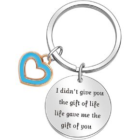 Stepson Gift DIL Keychain Daughter In Law Gift Bonus Son Jewelry Stepson Graduation Keychain