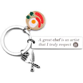 Unique Gifts for Cooks, Gifts for Cooks, Chef Gifts, Chef Keychain, Chef Gifts for Men, Gifts for Chefs, Gifts for Chefs Men