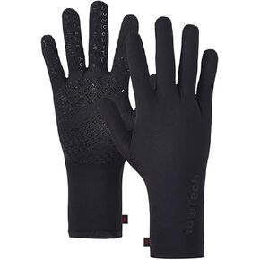 قفازات داخلية تعمل باللمس على الهاتف الذكي، قفازات رقيقة كاملة الأصابع بخمسة أصابع مرنة قابلة للتمدد in Kuwait