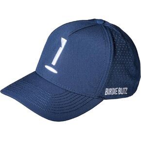 Golf Birdie Blitz Flagstick Logo Golf Cap Hat with Laser Perforated Side & Rear Breathable Mesh Panels in Saudi Arabia