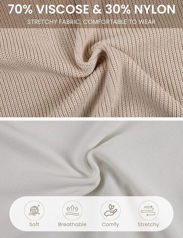 Bianstore Women's Two Piece Outfits Knit Sweater Set Solid Pullover Tops and Elastic Waist Short Pants Lounge Sets in Kuwait