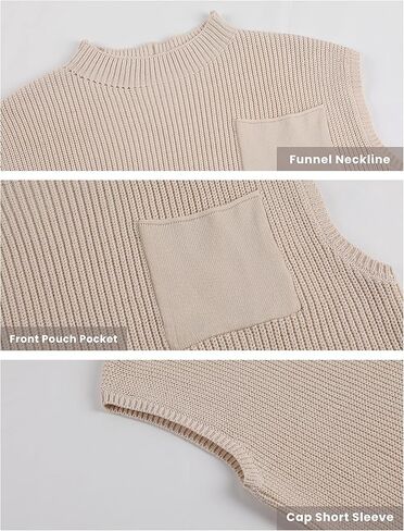 Bianstore Women's Two Piece Outfits Knit Sweater Set Solid Pullover Tops and Elastic Waist Short Pants Lounge Sets in Kuwait