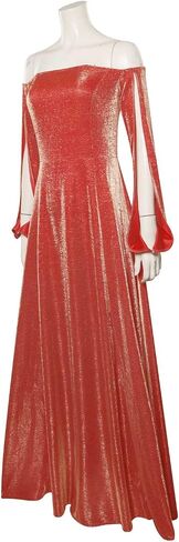 Chahouk Women's Adult Rhaenyra Targaryen Cosplay Costume Red Long Dress Dragon Warrior Costume Medieval Princess Outfit in Saudi Arabia